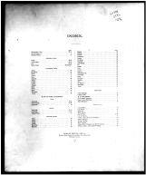 Index, Seneca County 1896